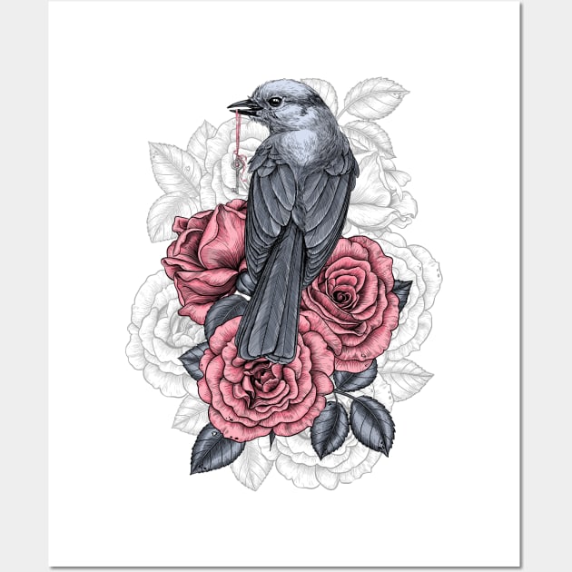 The bird with the silver key Wall Art by katerinamk